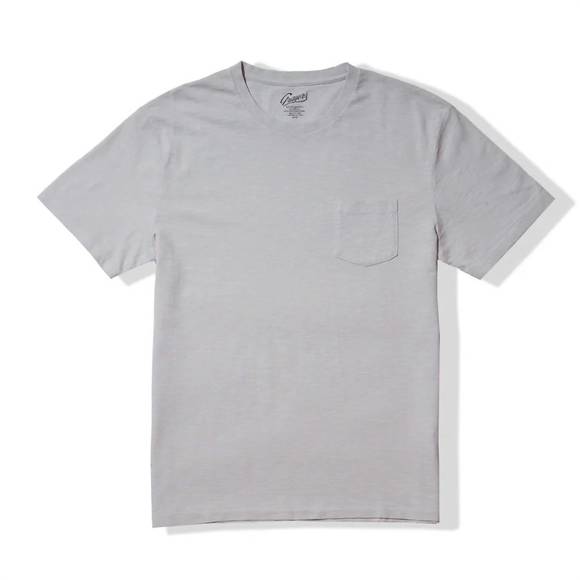 NEW GRAYERS men's sunwashed pocket tee in glacier gray - Picture 1 of 2